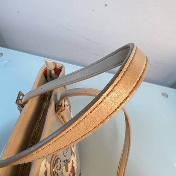 Spartina 449 Map Print Tote Cape Cod Long Island Coastal Nautical Purse - Picture 14 of 16